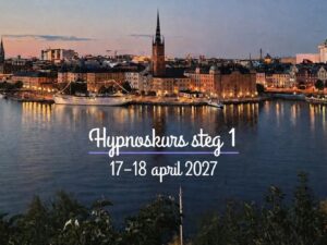 Hypnoskurs steg 1 17-18 april 2027