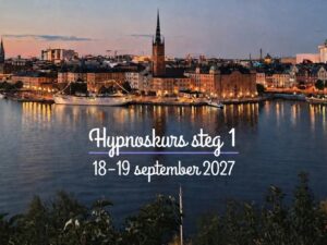 Hypnoskurs steg 1, 18-19 september 2027
